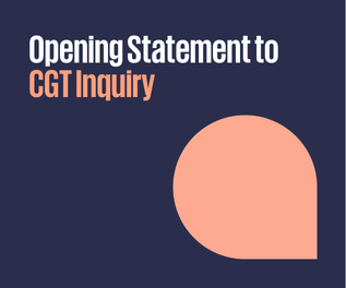 Opening statement to CGT Inquiry